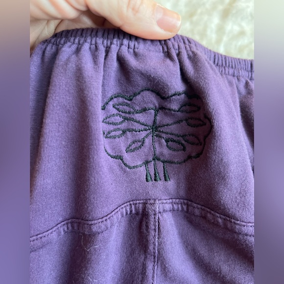 Avatar Clothing Purple Ruffled Wide-Leg Pants Artisan Boho Bloomers Style Large - Picture 5 of 12